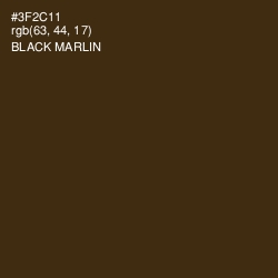#3F2C11 - Black Marlin Color Image